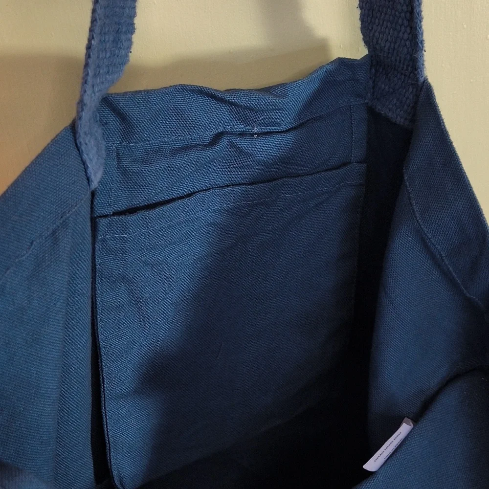 Dog - Signature Running Errands For My Dog Tote Dusty Country Blue